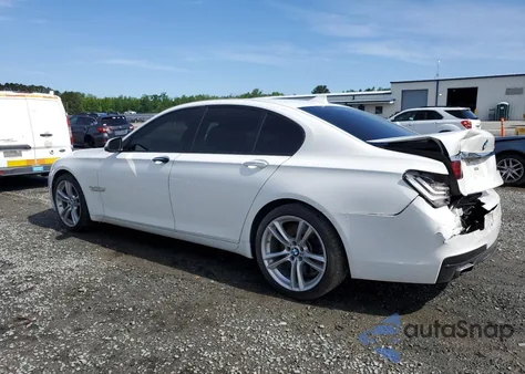 2014 BMW 750 I from USA, damaged, VIN WBAYA8C53ED824903